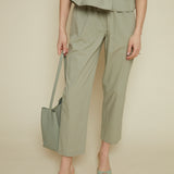 Lucinda Elastic Waist Pleated Pants