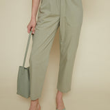 Lucinda Elastic Waist Pleated Pants
