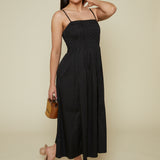 Naomi Pleated Midi Dress