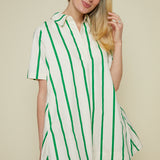 Jillian Striped Mini Dress