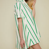 Jillian Striped Mini Dress