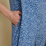 Capri Ditsy Floral Flared Jumpsuit