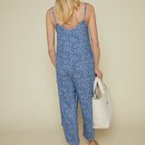 Capri Ditsy Floral Flared Jumpsuit
