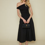 Angie Mixed Media Midi Dress