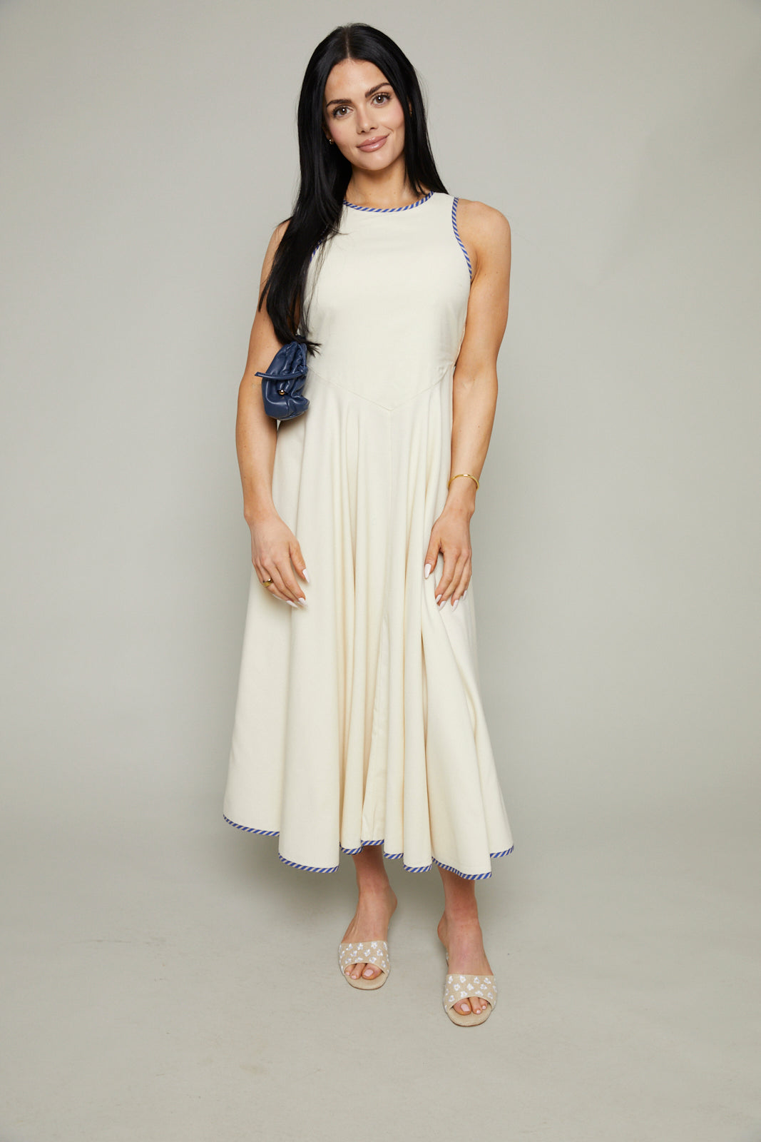 natalie low back midi dress Natalie Low Back Midi Dress