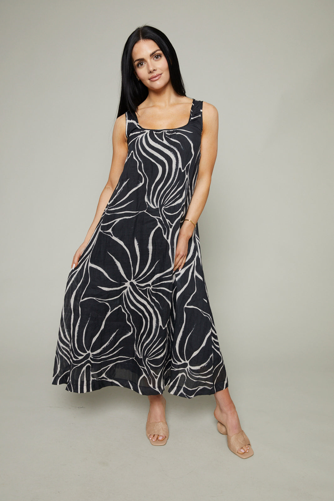 Mitchell Abstract Midi Dress
