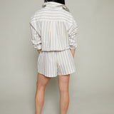 Marcella Striped Button Up