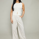 Henderson Pleated Striped Pants