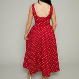 Sicily Polka Dot Midi Dress