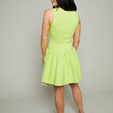 Zena Peplum Knit Mini Dress