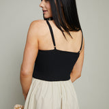 Ausha Mixed Media Midi Dress