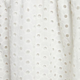 Jayne Eyelet Tiered Midi Skirt - White