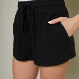 Rue Gauze Drawstring Shorts