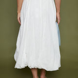 Mindee Eyelet Bubble Hem Maxi Skirt