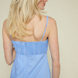 Marissa Asymmetrical Stripe Midi Dress