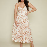 Harlowe Embroidered Eyelet Midi Dress