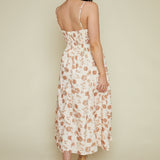 Harlowe Embroidered Eyelet Midi Dress