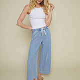 Maisey Twill Ankle Crop Pants