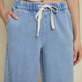 Maisey Twill Ankle Crop Pants