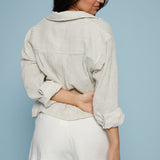Shay Cotton Gauze Striped Shirt
