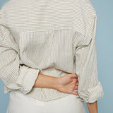 Shay Cotton Gauze Striped Shirt