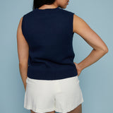 Lillian Floral Bouquet Sweater Vest