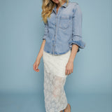Alison Fitted Denim Shirt