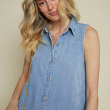 Veronica Soft Denim Shirt Dress