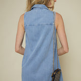 Veronica Soft Denim Shirt Dress