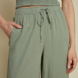 Nadia Linen Ankle Cropped Pants