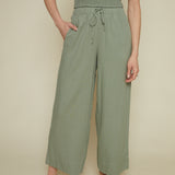 Nadia Linen Ankle Cropped Pants