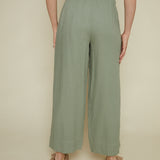 Nadia Linen Ankle Cropped Pants