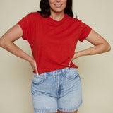 Dina Classic Tee - Cabana Red