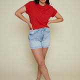 Dina Classic Tee - Cabana Red