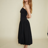 Gigi Mixed Media Midi Dress