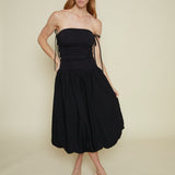 Gigi Mixed Media Midi Dress