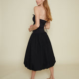 Gigi Mixed Media Midi Dress