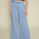 Mia Jersey Flare Pant - Medium Indigo