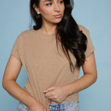 Dina Classic Tee- Iced Coffee