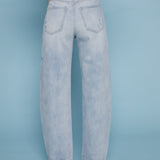 Blake High Rise Barrel Jeans - Clever