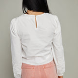 Sienna Embroidered Crop Top