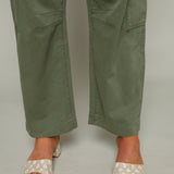 Mariah Curved Utility Pants - Meadow