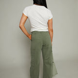 Mariah Curved Utility Pants - Meadow