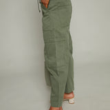 Mariah Curved Utility Pants - Meadow