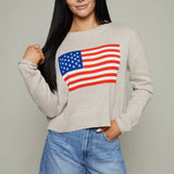 Quinn American Flag Sweater