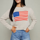 Quinn American Flag Sweater
