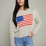 Quinn American Flag Sweater
