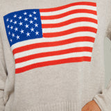 Quinn American Flag Sweater