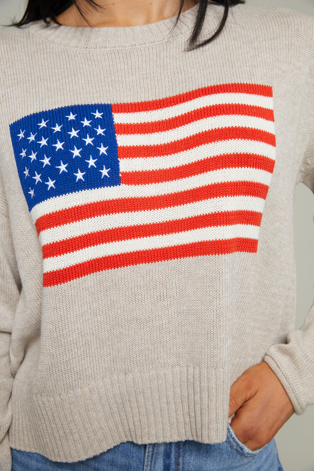 Quinn American Flag Sweater