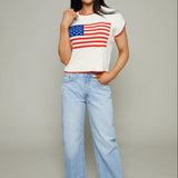Parker American Flag Sweater Vest